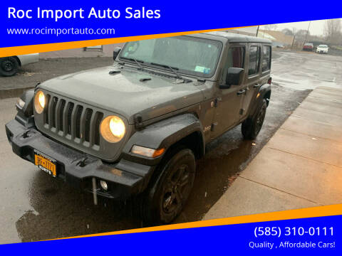 2020 Jeep Wrangler Unlimited for sale at Roc Import Auto Sales in Rochester NY