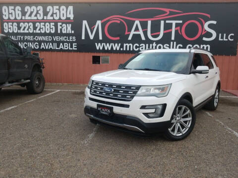 2016 Ford Explorer for sale at MC Autos LLC in Pharr TX