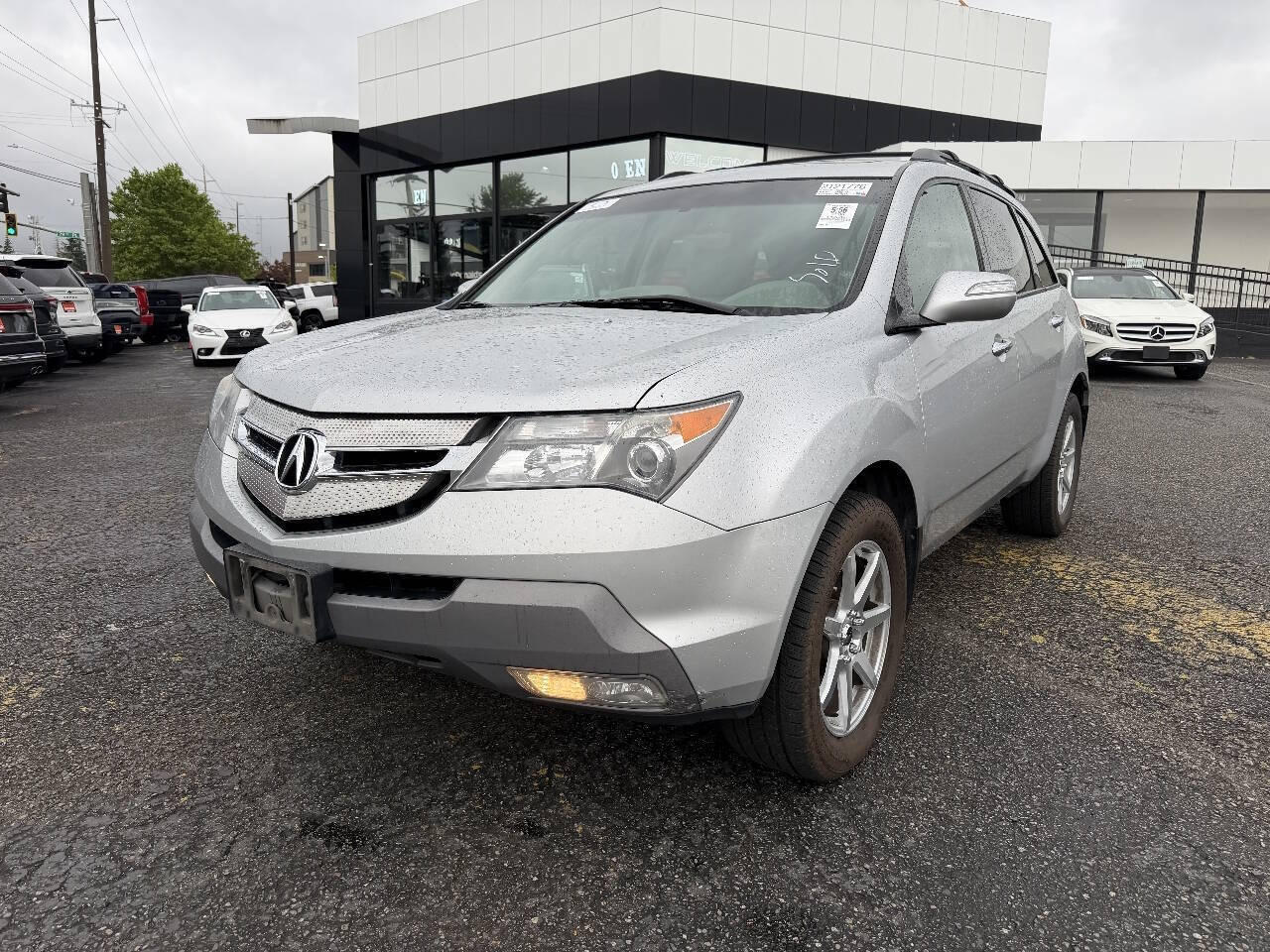 Billet Silver Metallic 2008 Acura MDX SUV / Crossover All-Wheel Drive 5-Speed Automatic