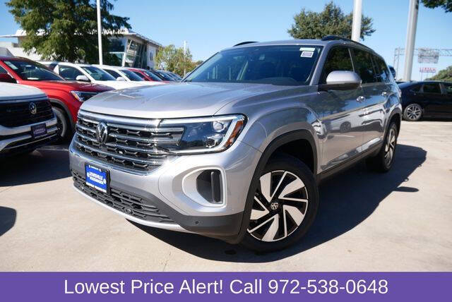 Used 2025 Volkswagen Atlas SE w/Tech with VIN 1V2JR2CA0SC512237 for sale in Lewisville, TX