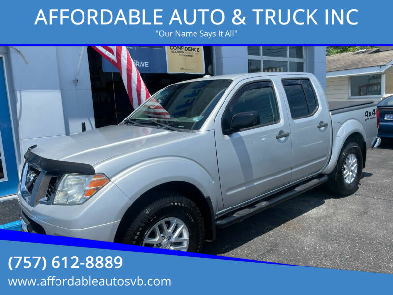 2014 Nissan Frontier for sale at AFFORDABLE AUTO & TRUCK INC in Virginia Beach VA