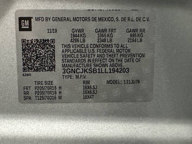 2020 Chevrolet Trax LS