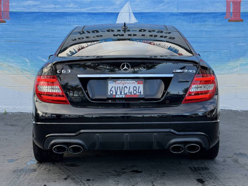 2012 Mercedes-Benz C-Class C 63 AMG