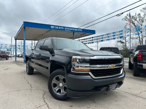 2017 Chevrolet Silverado 1500 for sale at Quality Investments in Tyler TX