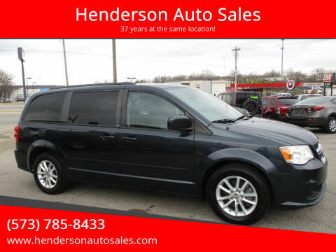 2013 Dodge Grand Caravan for sale at Henderson Auto Sales in Poplar Bluff MO