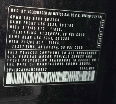 2019 Volkswagen Tiguan S