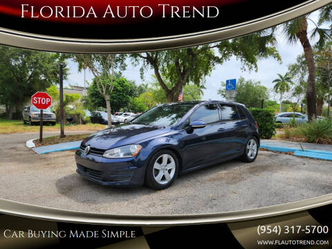 2017 Volkswagen Golf for sale at Florida Auto Trend in Plantation FL