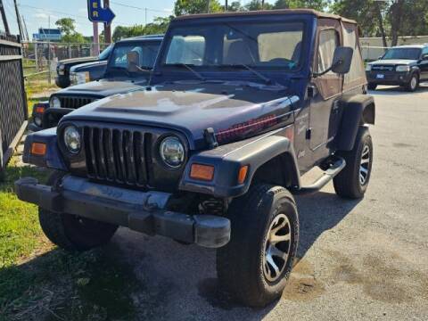 1999 Jeep Wrangler for sale at AUTO VALUE FINANCE INC in Houston TX