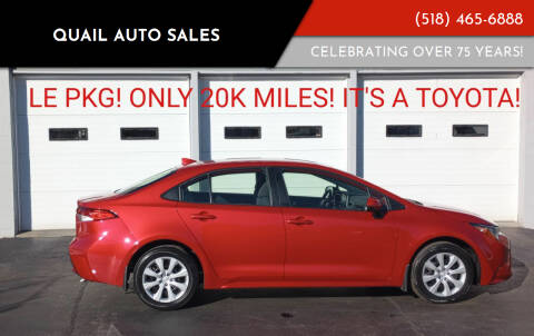2020 Toyota Corolla for sale at Quail Auto Sales in Albany NY