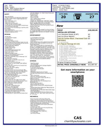 2021 Subaru WRX Premium