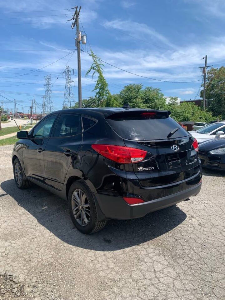 Black 2014 Hyundai TUCSON GLS AWD GLS 4dr SUV 6