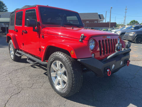 2015 Jeep Wrangler Unlimited for sale at Allen's Auto Sales LLC in Greenville SC