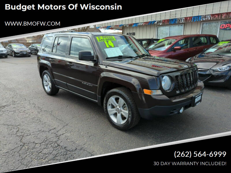 2014 Jeep Patriot for sale at Budget Motors of Wisconsin in Racine WI