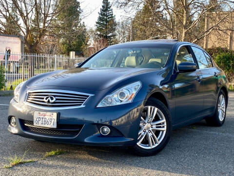 2012 Infiniti G25 Sedan for sale at Teo's Auto Sales in Turlock CA