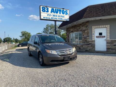 2013 Honda Odyssey for sale at 83 Autos in York PA