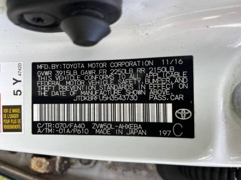 2017 Toyota Prius Two