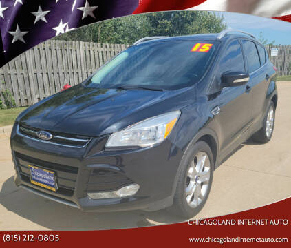 2015 Ford Escape for sale at Chicagoland Internet Auto - 410 N Vine St New Lenox IL, 60451 in New Lenox IL