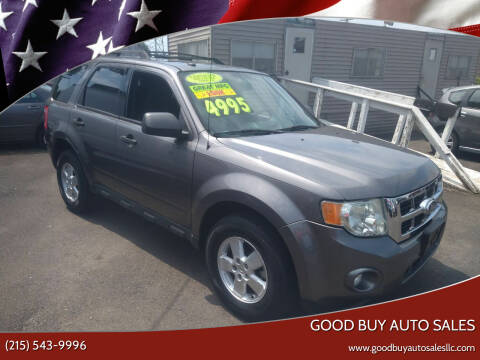 2010 Ford Escape for sale at Good Buy Auto Sales in Philadelphia PA