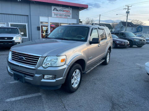 2008 Ford Explorer for sale at AutoPro Virginia LLC in Virginia Beach VA