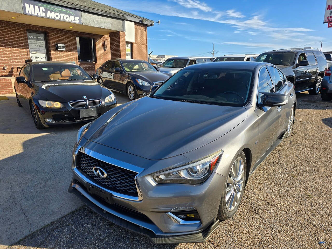 2018 INFINITI Q50 for sale at Mac Motors in Arlington, TX