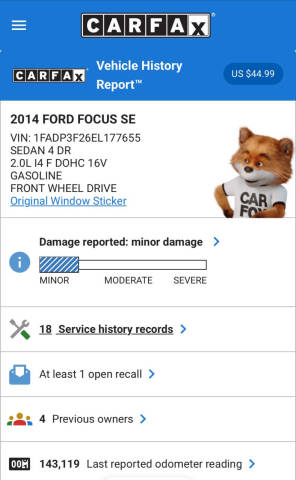 2014 Ford Focus SE