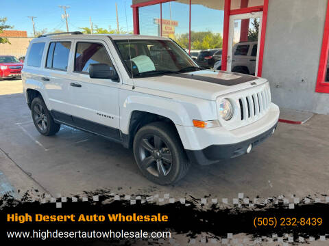 2016 Jeep Patriot for sale at High Desert Auto Wholesale in Albuquerque NM