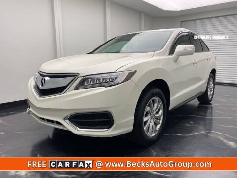 2018 Acura RDX for sale at Becks Auto Group in Mason OH