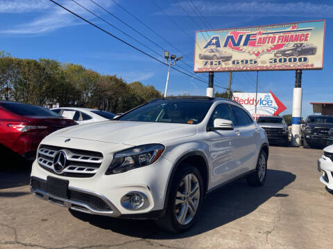 2018 Mercedes-Benz GLA for sale at ANF AUTO FINANCE in Houston TX