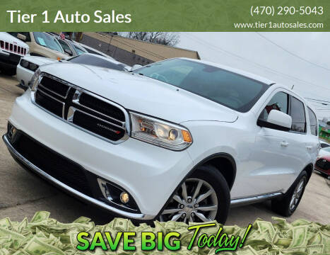 2016 Dodge Durango for sale at Tier 1 Auto Sales in Gainesville GA