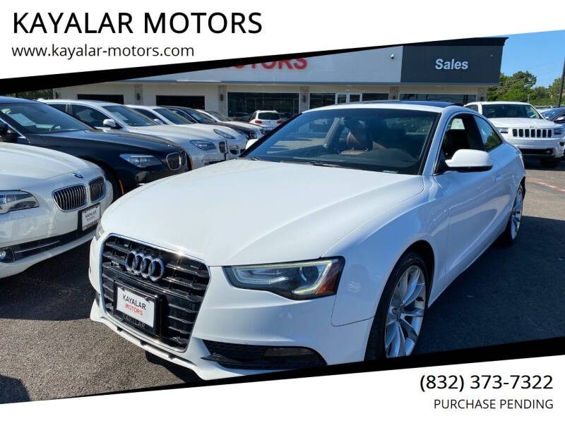 2014 Audi A5 for sale at KAYALAR MOTORS in Houston TX