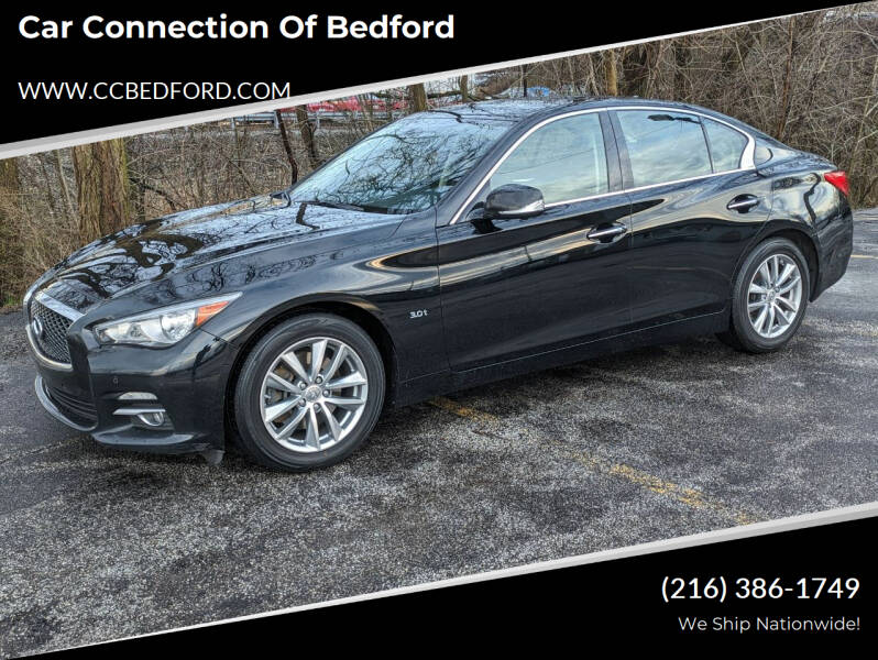 2016 Infiniti Q50 for sale at Car Connection of Bedford in Bedford OH