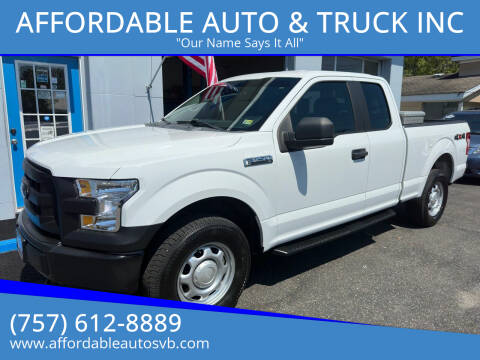 2016 Ford F-150 for sale at AFFORDABLE AUTO & TRUCK INC in Virginia Beach VA
