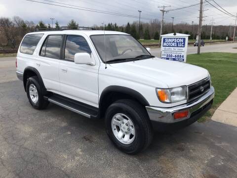 1998 Toyota 4Runner for sale at SIMPSON MOTORS in Youngstown OH