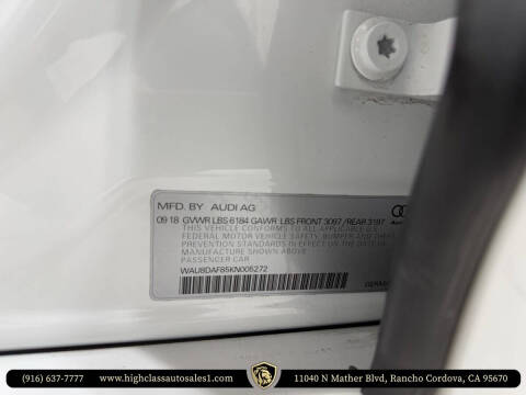 2019 Audi A8 L quattro 55 TFSI