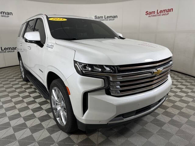 Used 2023 Chevrolet Tahoe High Country with VIN 1GNSKTKL6PR365100 for sale in Bloomington, IL