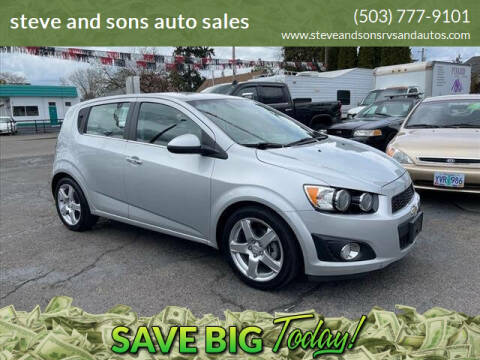 2013 Chevrolet Sonic for sale at steve and sons auto sales - Steve & Sons Auto Sales 2 in Portland OR