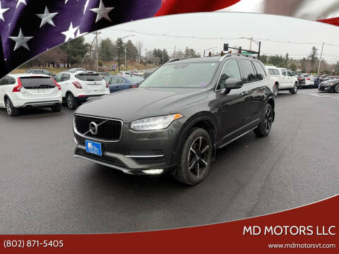 2018 Volvo XC90 for sale at MD Motors LLC in Williston VT