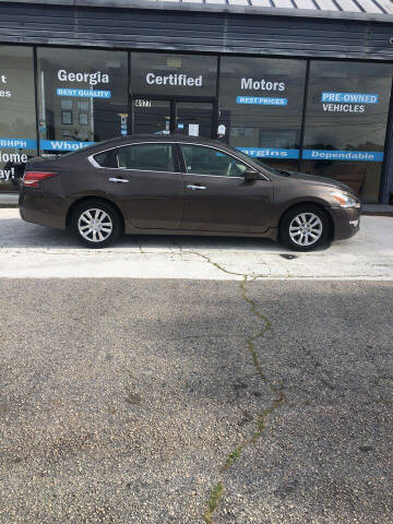2014 Nissan Altima for sale at Georgia Certified Motors in Stockbridge GA