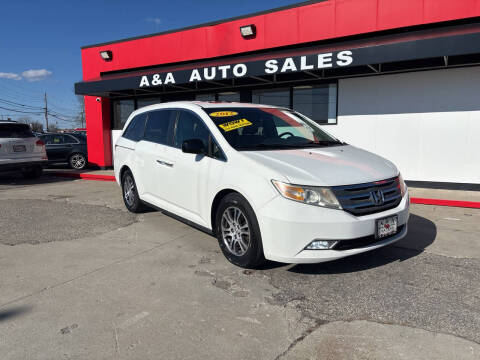 2012 Honda Odyssey for sale at A&A Auto Sales in Fairhaven MA