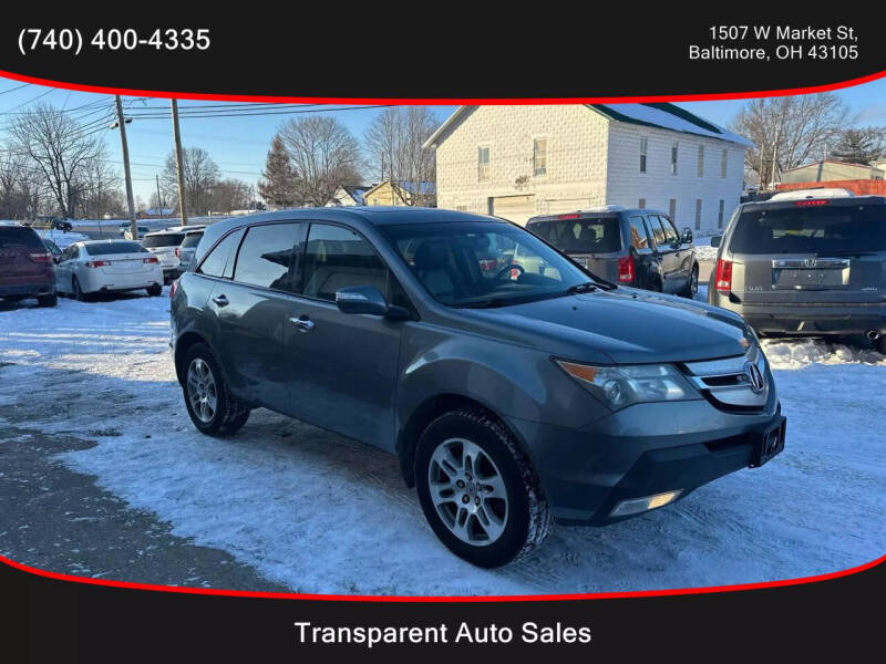 2008 Acura MDX for sale at Transparent Auto Sales LLC in Baltimore OH