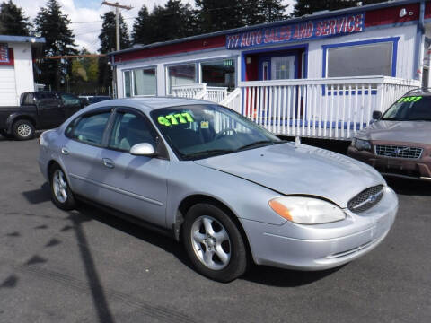 2001 Ford Taurus for sale at 777 Auto Sales and Service in Tacoma WA