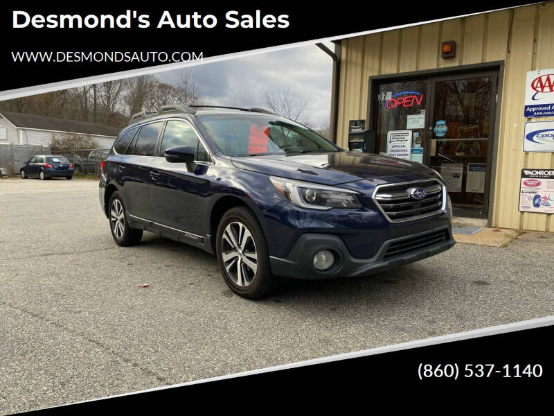 2018 Subaru Outback for sale at Desmond's Auto Sales in Colchester CT