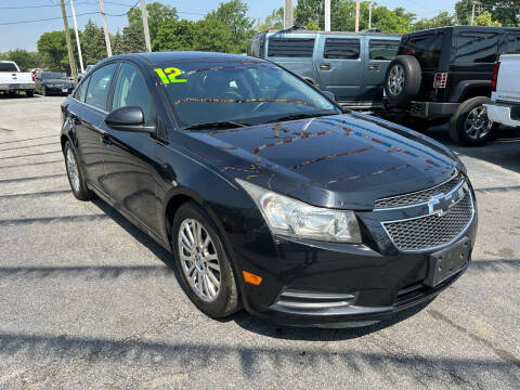 2012 Chevrolet Cruze for sale at I-80 Auto Sales in Hazel Crest IL