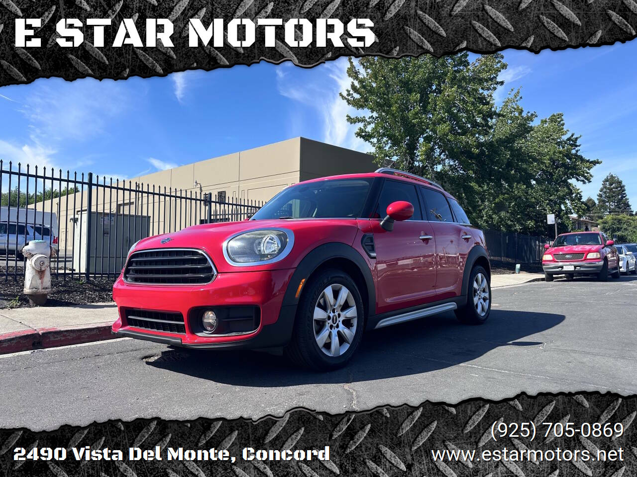 Red 2019 MINI Countryman Cooper Cooper 4dr Crossover 1