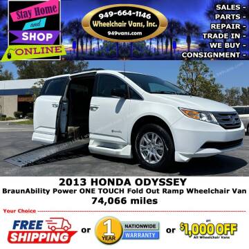 2013 Honda Odyssey for sale at Wheelchair Vans Inc in Laguna Hills CA