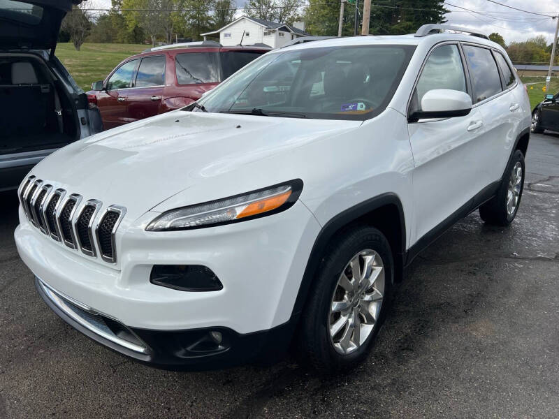 Used 2015 Jeep Cherokee Limited with VIN 1C4PJMDS1FW699465 for sale in Dillonvale, OH