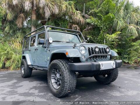 2014 Jeep Wrangler Unlimited for sale at Autohaus of Naples in Naples FL
