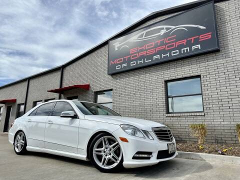 2013 Mercedes-Benz E-Class for sale at Exotic Motorsports of Oklahoma in Edmond OK