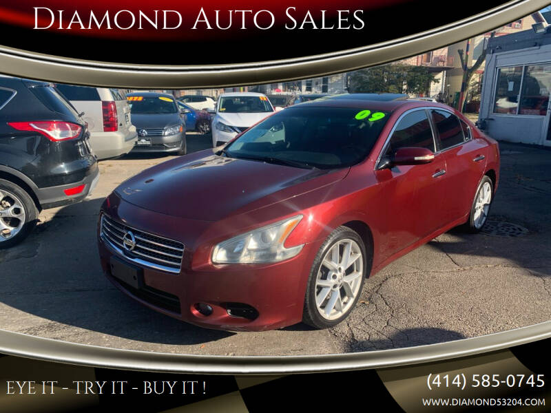 2009 Nissan Maxima for sale at DIAMOND AUTO SALES LLC in Milwaukee WI