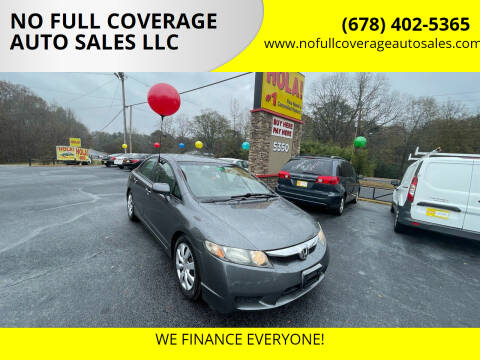 2011 Honda Civic for sale at NO FULL COVERAGE AUTO SALES LLC in Austell GA
